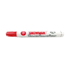 SNOWMAN NO. BG-12 WHITEBOARD MARKER COLOR RED